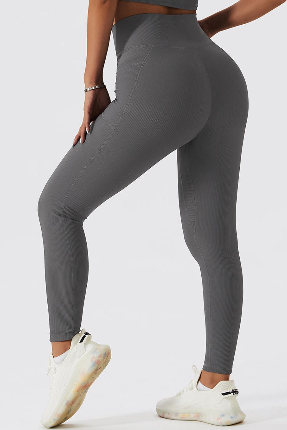 Basic Bae Crossover Waist Active Leggings -  Pressitngo