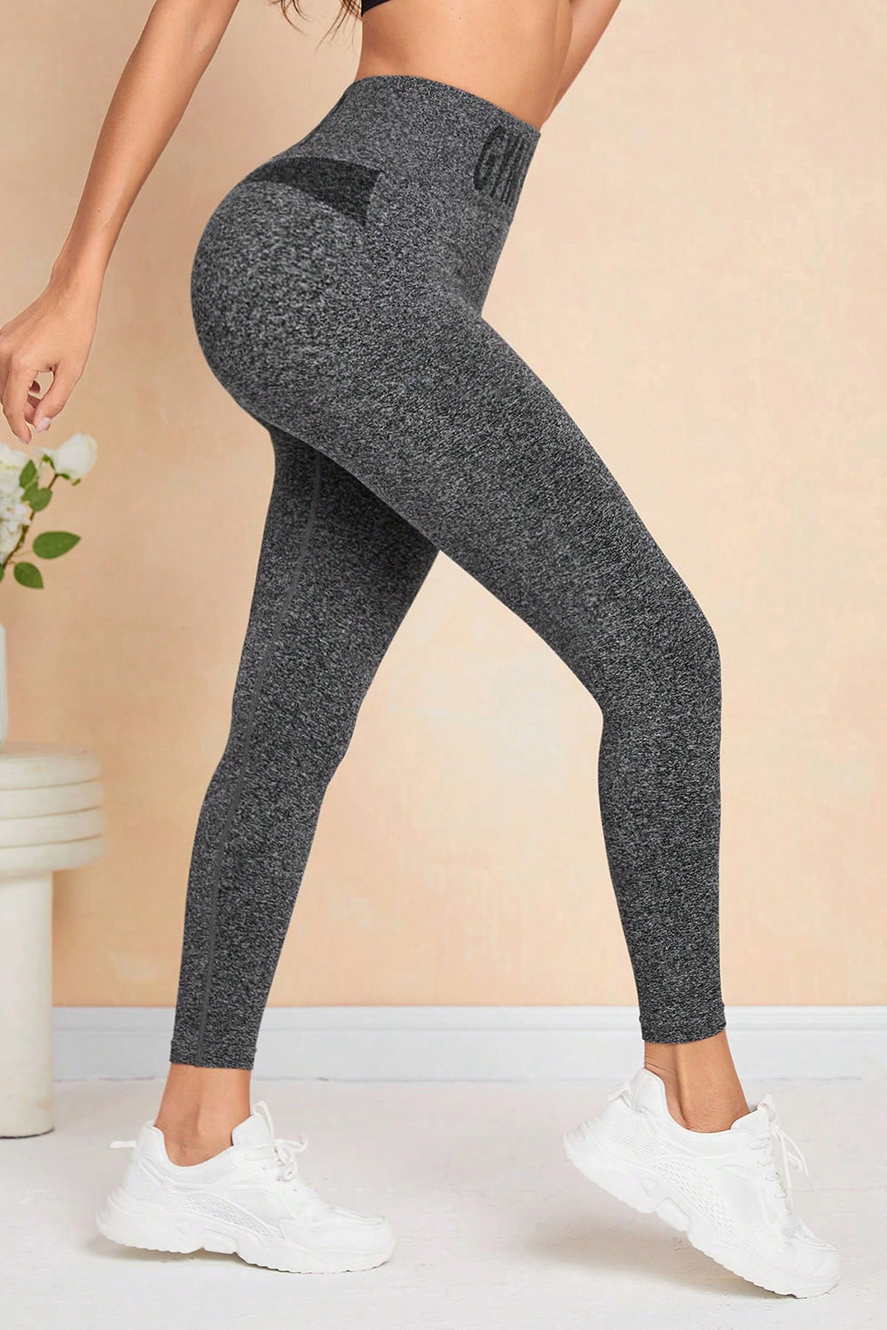 GYM WEAR High Waist Active Leggings -  Pressitngo