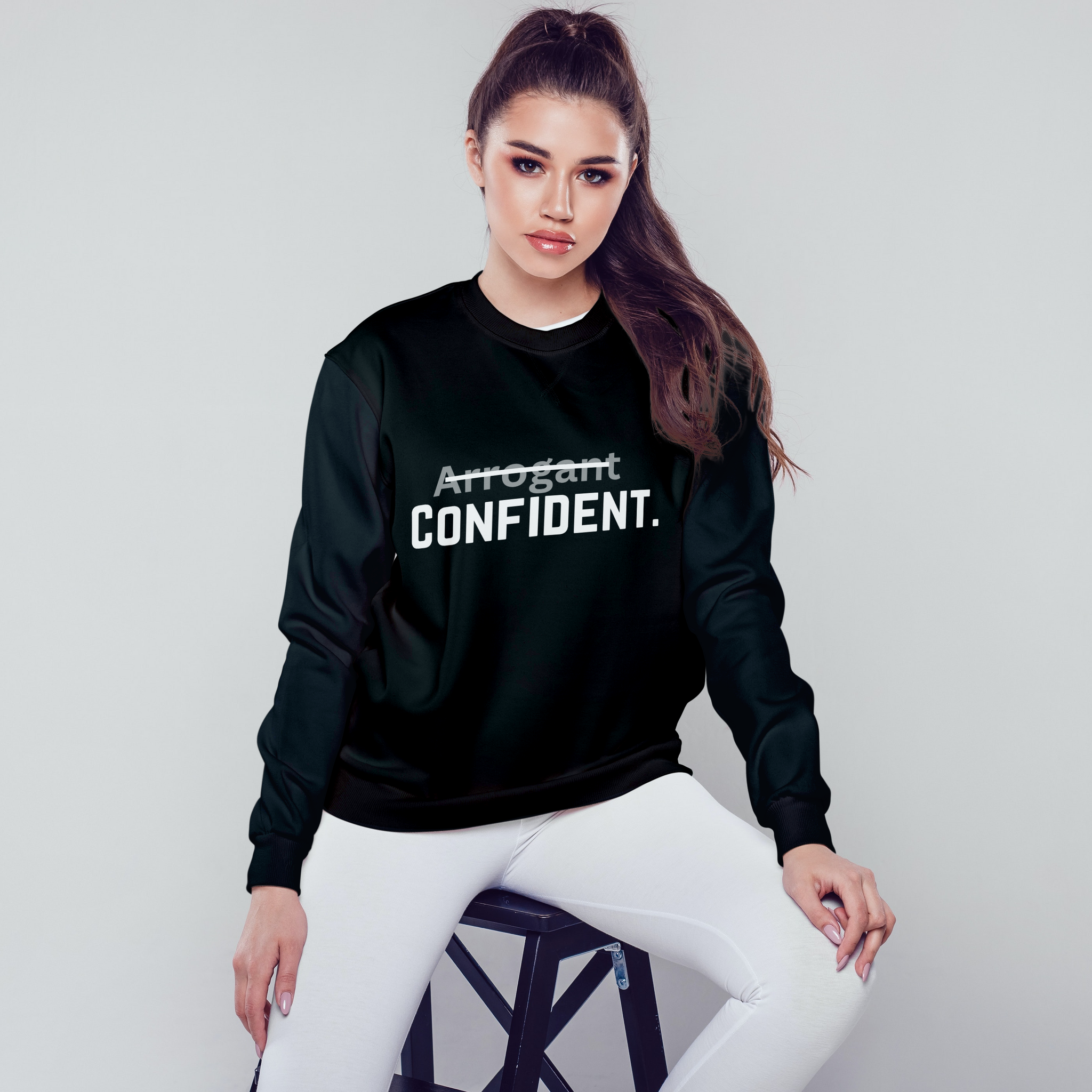 'Confident not Arrogant' - Unisex Heavy Blend™ Crewneck Sweatshirt